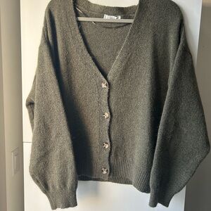 Olive Green Women's Sweater